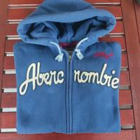Abercrombie & Fitch felpa hoodie navy originale M