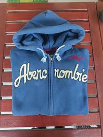 Abercrombie & Fitch felpa hoodie navy originale M