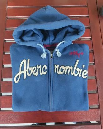 Abercrombie & Fitch felpa hoodie navy originale M