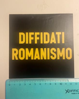 ADESIVO STICKER ULTRAS ROMA CURVA SUD ROMANISMO