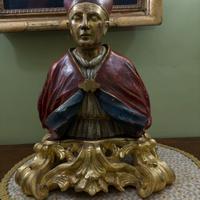 Busto di San Gennaro in legno