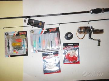 Set spinning trota canna Black Tiger + mulinello