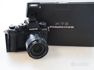 FUJIFILM X-T3+XF 18-55 F 2.8-4 LM OIS+IMPUGNATURA