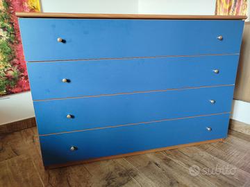 cassettiera /2 comodini  4 cassetti Made in Italy 