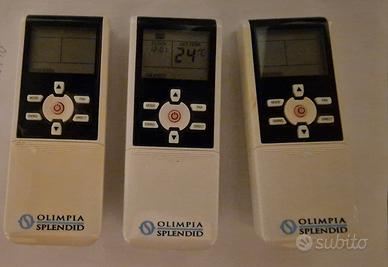 3 TELECOMANDI CLIMATIZ. ORIGINALE OLIMPIA SPLENDID