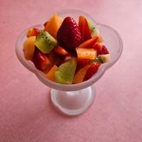 8 Coppette in vetro satinato