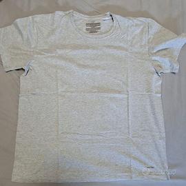 T-shirt Calvin Klein Uomo Grigio 100% Cotone