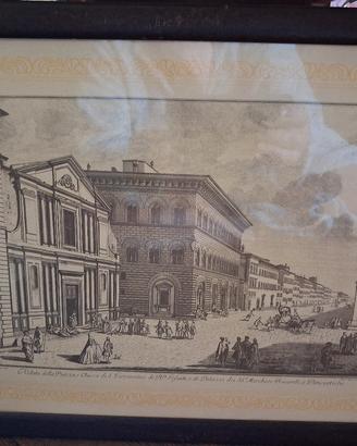 3 litografie di Firenze 