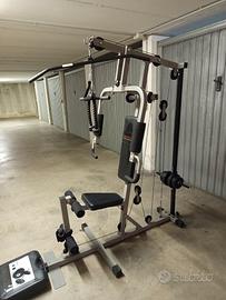 palestra multifunzione più manubri 