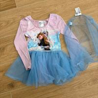 Costume Anna ed Elsa bambina 6-8 anni