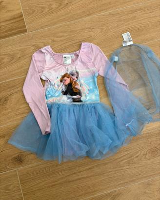 Costume Anna ed Elsa bambina 6-8 anni