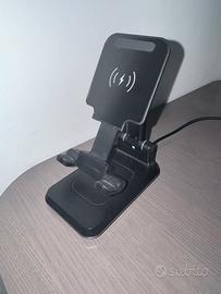 Caricatore wireless con supporto regolabile