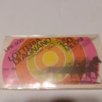 biglietto lotteria di Agnano 1971