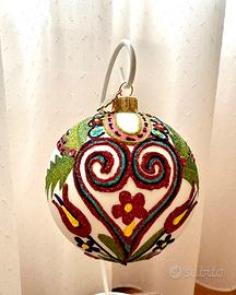 grande Pallina di Natale in vetro Polacca