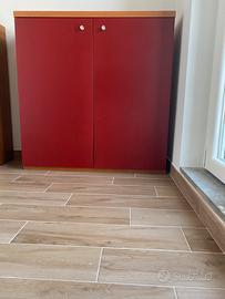 Scarpiera colore rosso