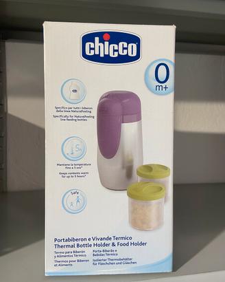 Portabiberon e Porta vivande termico Chicco.