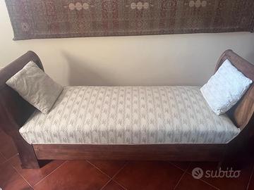 Chaise longue / Récamier in stile antico – legno