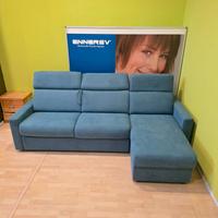 Divano letto con chaise longue contenitore apribil