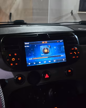 Autoradio doppip din fiat 500