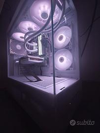 White Gaming PC AM5 socket