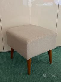 Pouf beige chiaro