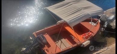 BARCA a motore 15cv con carrello