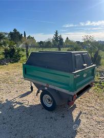Carrello rimorchio ribaltabile