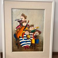 quadro con bambini musicisti