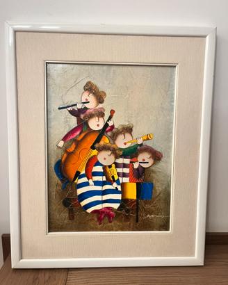 quadro con bambini musicisti