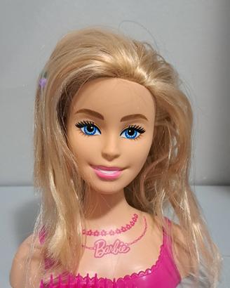 barbie testa per acconciature 