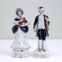 SCULTURE SOPRAMMOBILI COPPIA STILE '700