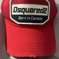 Cappello dsq2 rosso