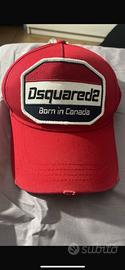 Cappello dsq2 rosso