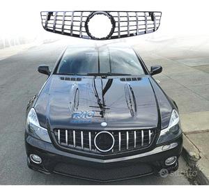 GRIGLIA MERCEDES SL R230 08-12 NERO CROMATO