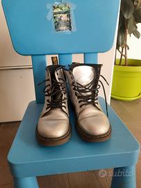 Stivaletto Dr.Martens originale color argento da b