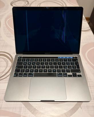 MacBook Pro 13 M1 16gb 1tb schermo danneggiato