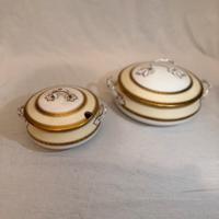 Coppia di Porcellane Crown Staffordshire inglesi