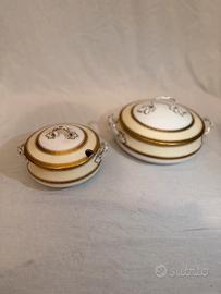 Coppia di Porcellane Crown Staffordshire inglesi