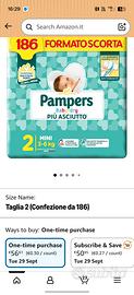 Pampers taglia 2 