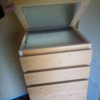 Mobiletto cassetti e ribalta