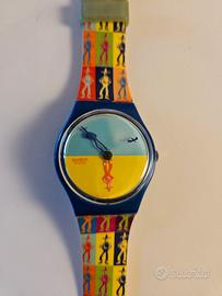 RARE Swatch Vintage 1989 "Cowboy" GG110 Gent - Des