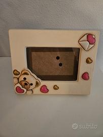 Portafoto teddy thun !!con scatola adattata !!