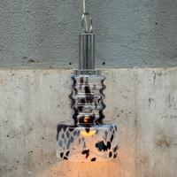 Lampadario in vetro anni 70 Carlo Nason