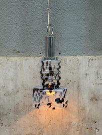 Lampadario in vetro anni 70 Carlo Nason