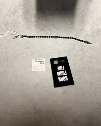 Bracciale uomo tennis con zirconi Marlù