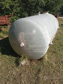 cisterna in ferro zingato