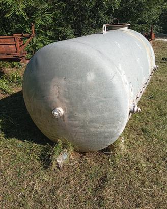 cisterna in ferro zingato