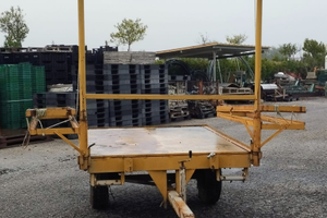 Rimorchio Agevolatore per raccolta Zucchine