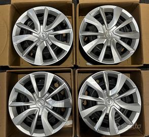 4 cerchi ferro opel corsa c3 208 r15 ft3602