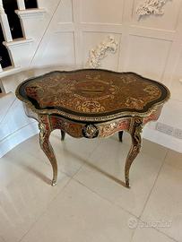 tavolo antiquariato boulle francese